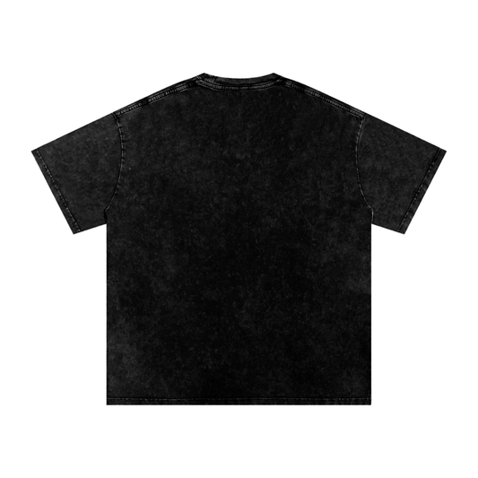 Boring Acid Wash Oversize Tee