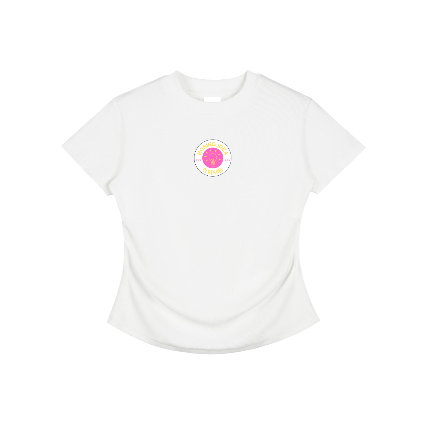 Heart Vintaged-Wash Bodycon Tee